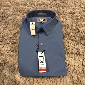 Express 1MX Fitted Dress Shirt